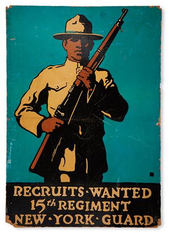 (MILITARY--WORLD WAR I.) Recruits Wanted. 15th Regiment, New York Guard.